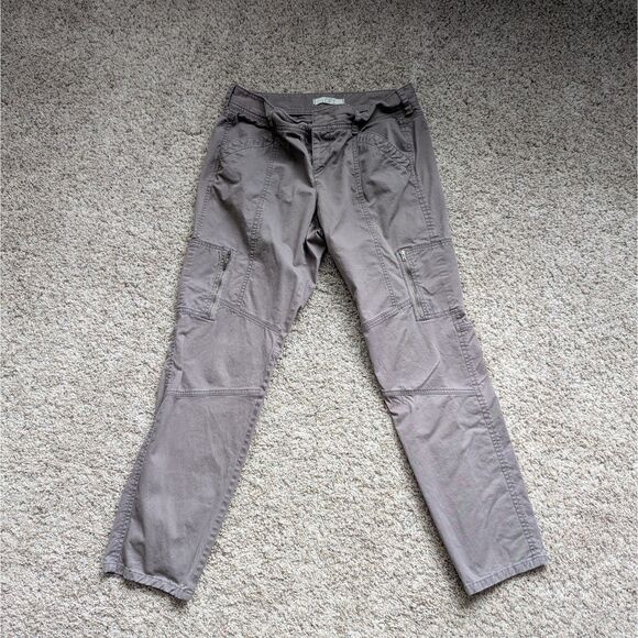 LOFT Brown Cargo Pants | Women’s 8 | Mid Rise | Straight Leg Trousers - Picture 1 of 4